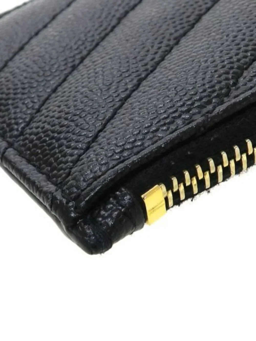 Saint Laurent Paris Monogram Fragment Zip Card Case - Picture 5 of 9